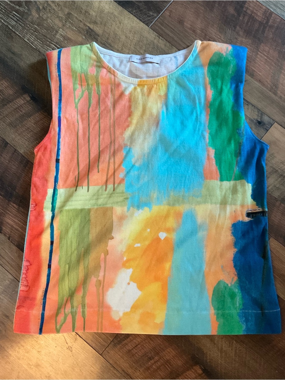 Aldo Martins Art in Fashion Watercolor Summer Top 4